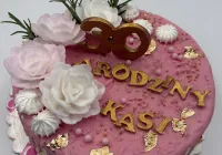 Tort kwiaty